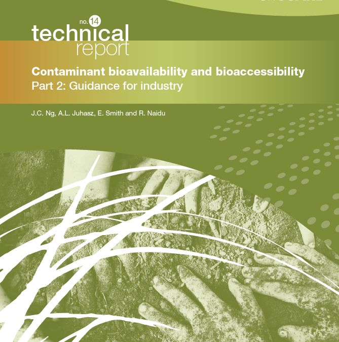 Technical Guidance 14 (Part 2): Contaminant bioavailability and bioaccessibility – Guidance for industry