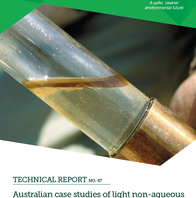 Technical Guidance 47: Australian case studies of light non-aqueous phase liquid (LNAPL) natural source zone depletion rates compared with conventional active recovery efforts