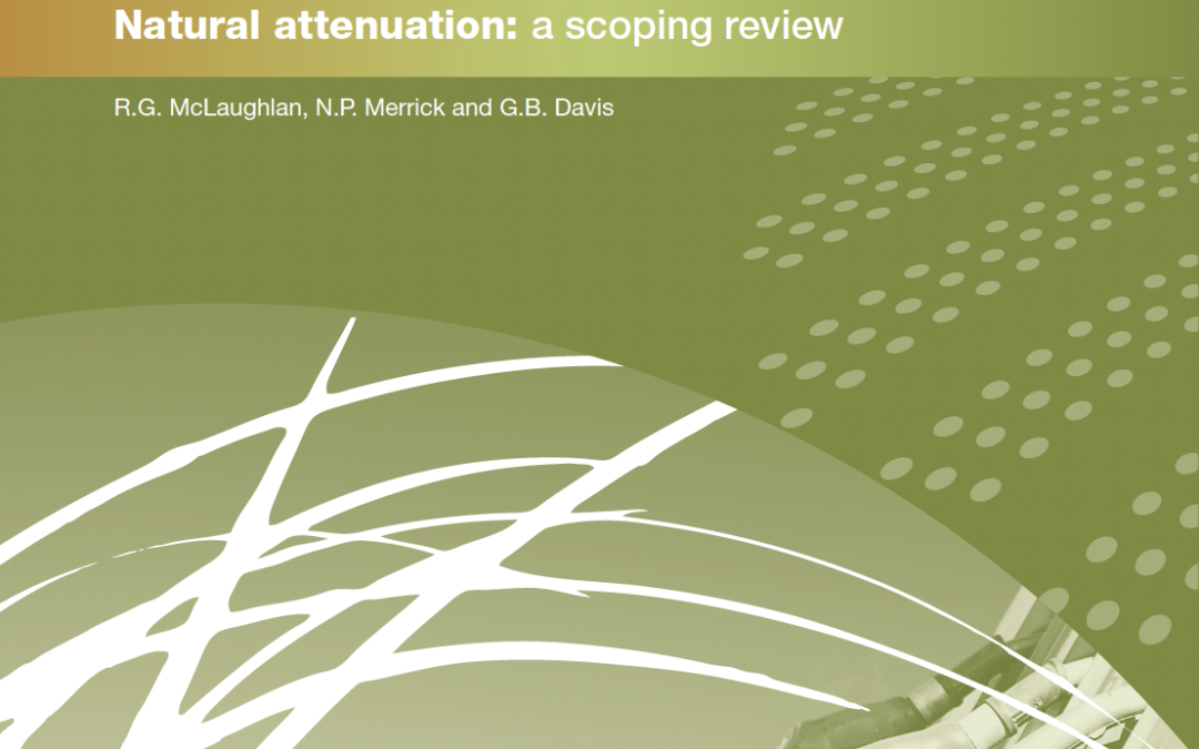 Technical Guidance 03: Natural attenuation – a scoping review