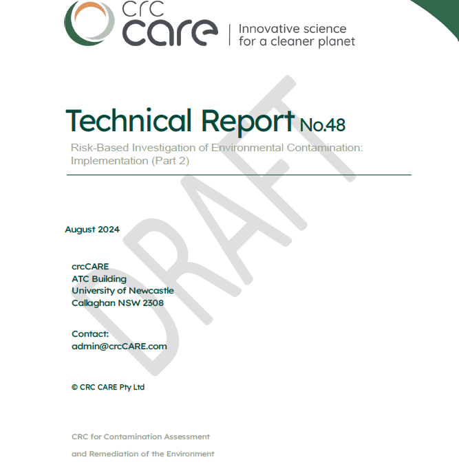 Technical Guidance 48 (Part 2): Risk-Based Investigation of Environmental Contamination
